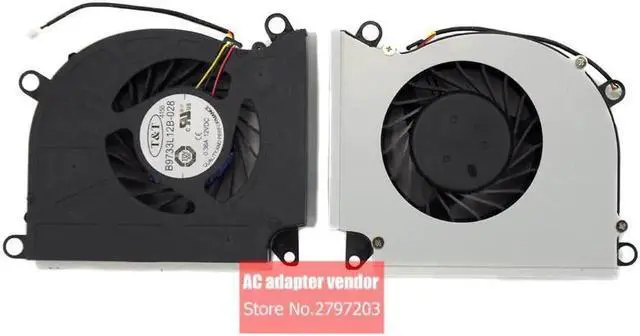 Alt view image 5 of 5 - FOR MSI Cooling Fan of 16F2 16F3 1761 PABD19735BM laptop fan B9733L12B-028