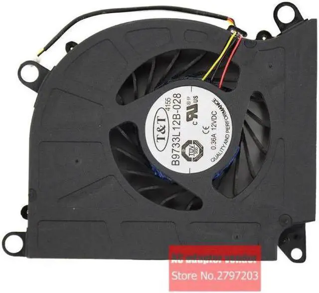 Alt view image 3 of 5 - FOR MSI Cooling Fan of 16F2 16F3 1761 PABD19735BM laptop fan B9733L12B-028