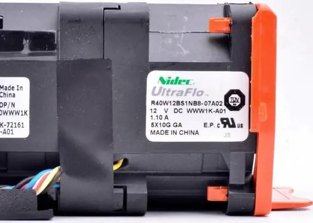 Alt view image 4 of 4 - R40W12BS1NBB-07A02 12V 1.10A R620 R630 24-drive server cooling fan