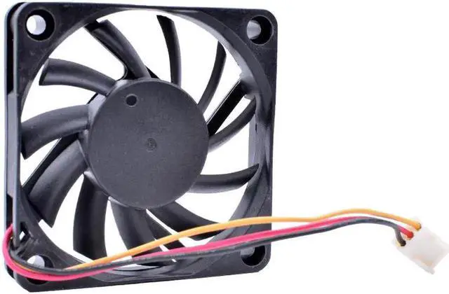 Alt view image 2 of 4 - FD126010LB 6cm 60mm 6010 12V 0.14A Computer CPU 3pin Silent Cooling Fan