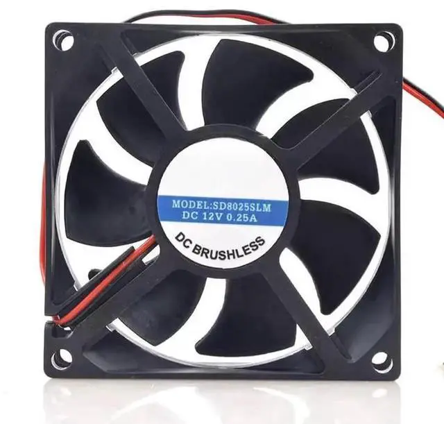 Main image of for 8cm Fan 12v 0.25A 8025 SD8025SLM Ultra Quiet Power Supply Motherboard Fan