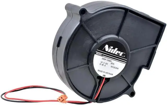 Main image of D09F-12SS1 93x93x30mm blower DC12V 0.45A 2 lines centrifugal turbo blower cooling fan for copier projector