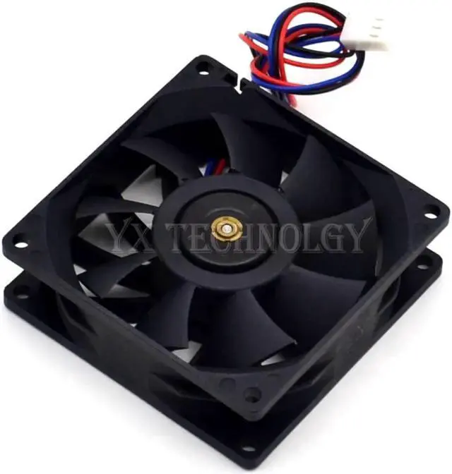 Alt view image 2 of 6 - Delta and inverter fan FFB0812SH 8025 12V big fan pressure 80*80*25mm
