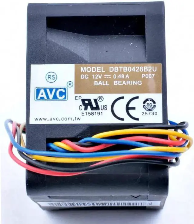Alt view image 3 of 4 - DBTB0428B2U 4cm 4028 40x40x28mm DC12V 0.48A 4 lines server power supply large air volume cooling fan