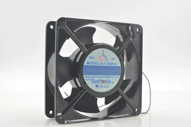 Alt view image 3 of 3 - Brand new original Sanju SJ1238HA1 AC110V12038 double ball axial flow cooling fan fan 4 inch