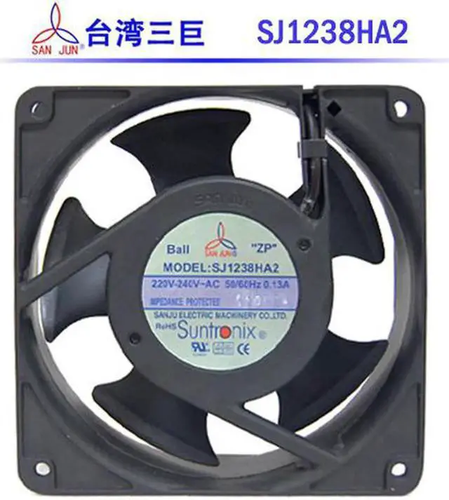 Main image of Brand new original Sanju SJ1238HA1 AC110V12038 double ball axial flow cooling fan fan 4 inch