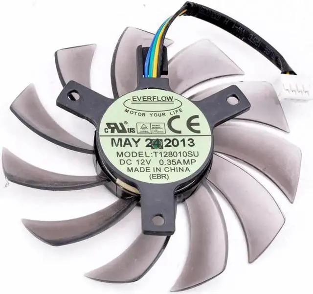 Main image of T128010SU 12V 0.35A GTX780 GTX770 GTX760 GTX680 graphics card cooling fan