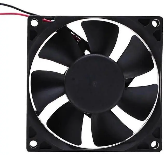 Alt view image 3 of 4 - DC24V 0.29A AD0824UB-A70GL 8025 8cm 2-wire inverter cooling fan