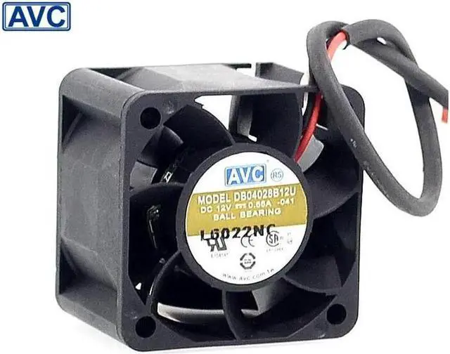 Main image of 10pcs 4028 double ball bearing fan DB04028B12U 1U server chassis fan 12V 0.66A 40*40*28mm