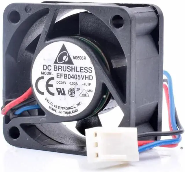 Alt view image 4 of 4 - EFB0405VHD 4020 4cm 40x40x20mm 5V 0.50A double ball high air volume switch cooling fan