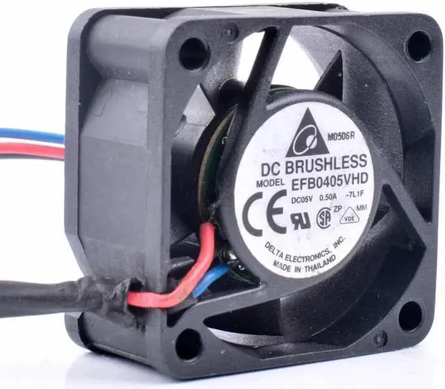 Alt view image 2 of 4 - EFB0405VHD 4020 4cm 40x40x20mm 5V 0.50A double ball high air volume switch cooling fan