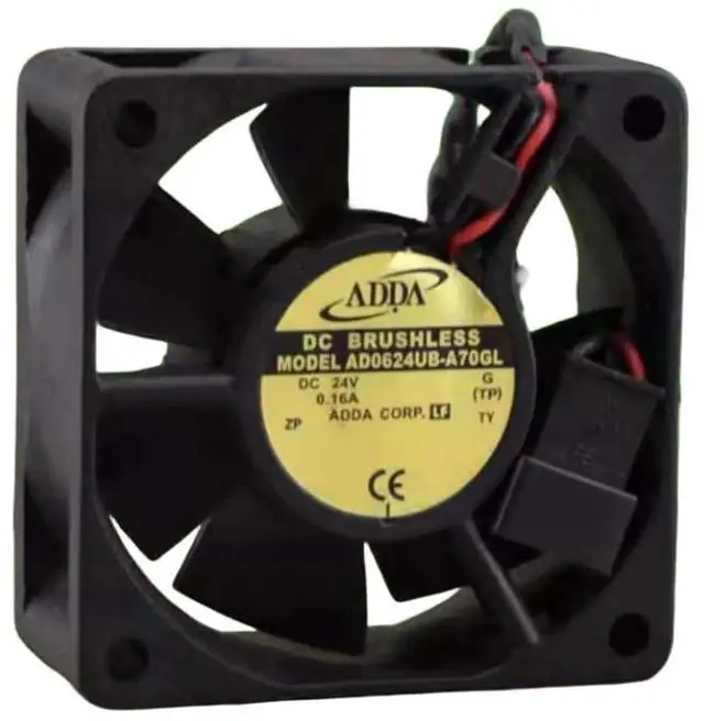 Alt view image 2 of 3 - AD0624UB-A70GL 24V 0.16A 6025 Cooling Fan, 60X60X25MM 2-Wire
