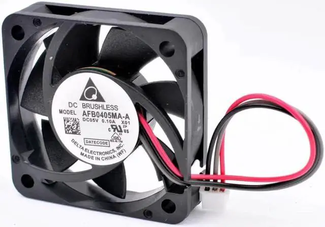 Alt view image 4 of 4 - AFB0405MA-A 4cm 40mm fan 40x40x10mm DC5V 0.10A Dual ball bearing 3-line cooling fan for micro device router