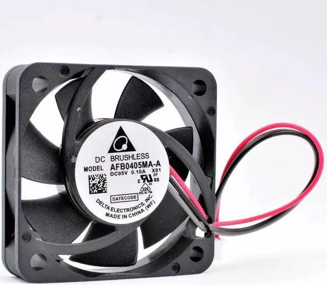 Alt view image 3 of 4 - AFB0405MA-A 4cm 40mm fan 40x40x10mm DC5V 0.10A Dual ball bearing 3-line cooling fan for micro device router