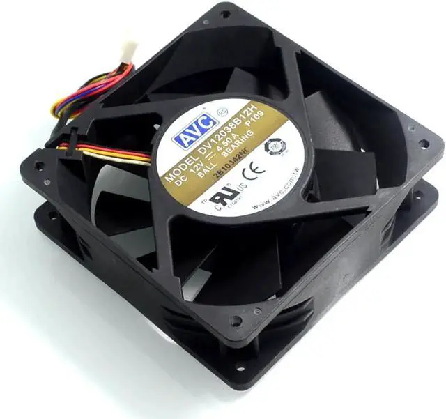 Alt view image 3 of 6 - server fans DV12038B12H 12038 12V 4.5A 12CM cooling fan cooler