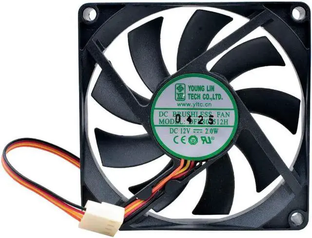 Alt view image 2 of 4 - Brand new DFB801512H 8cm 80mm fan 80x80x15mm DC12V 2.0W double ball bearing 4pin pwm cooling fan for case CPU