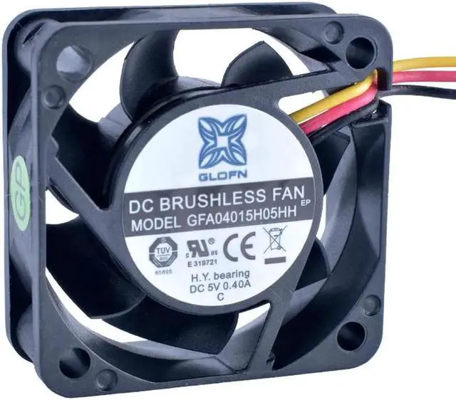 Alt view image 4 of 4 - GFA04015H05HH 4cm 4015 40x40x15mm 5V 0.40A 3-wire 3pin air flow cooling fan
