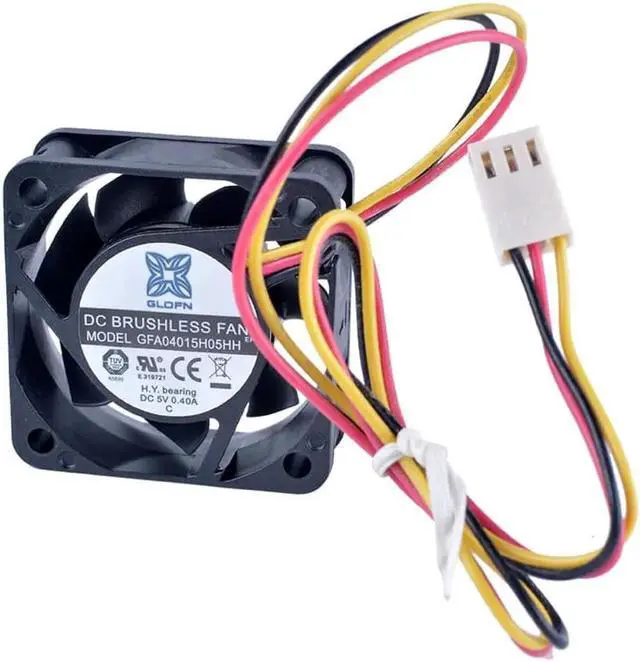 Alt view image 2 of 4 - GFA04015H05HH 4cm 4015 40x40x15mm 5V 0.40A 3-wire 3pin air flow cooling fan