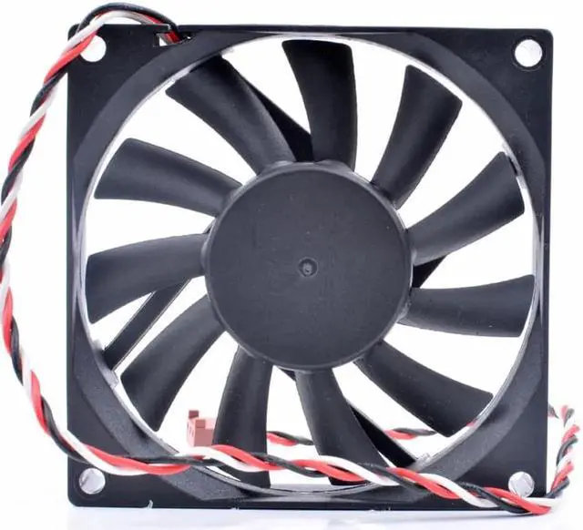 Alt view image 2 of 4 - JMC 8015-12LB 8cm 8015 12V 0.09A speed monitoring mute computer chassis CPU cooling fan