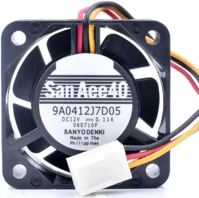 Main image of 9A0412J7D05 4cm 4015 40x40x15mm 12V 0.11A 3pin large air volume switch motherboard cooling fan