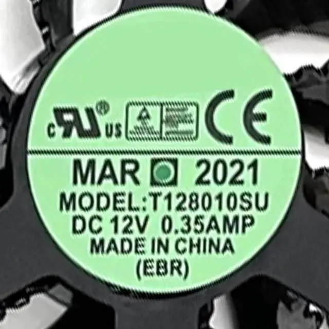 Alt view image 6 of 6 - Graphics Card Cooling Fans Suitable forGigabyte RX 6800 6800XT 6900 6900XT Gaming RTX 3070 Eagle Series Desktop T128015SU 83mm 12V 0.50A 4Pin Video Card Cooler Fans GPU Fan (Fan-B)