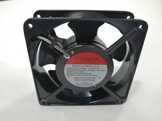 Main image of DP200A P/N 2123XBT.GN 0.14A 12038 220V Axial fan 120*120*38mm industrial case cabinet SUNON cooling fan