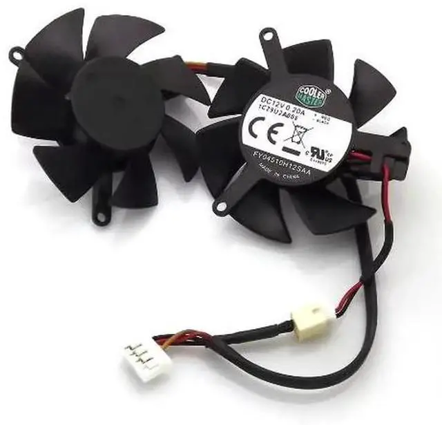 Alt view image 2 of 2 - FY04510H12SAA 12V 0.2A 4Pin 3Wire 45mm 39 * 39 * 39mm for R6450 6570 6670 Graphics/Video Card Cooler Cooling Fan