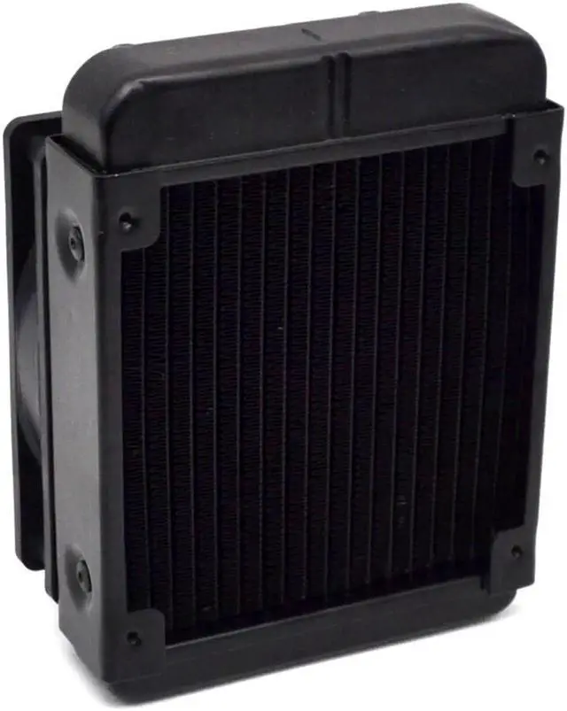 Alt view image 2 of 3 - 1pcs Low Noise 120 x 120mm Water Cooling CPU Cooler Row Heat Exchanger Radiator with Fan