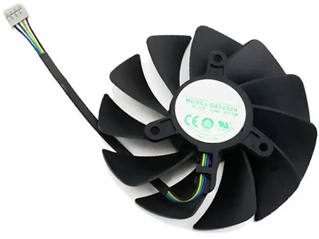 Main image of Graphics Card Cooling Fans Suitable forLenovo forDELL GTX 1660 1660s 1660ti Series Desktop GA92S2U 88mm 12V 0.45A 4Pin Video Card Cooler Fans GPU Fan