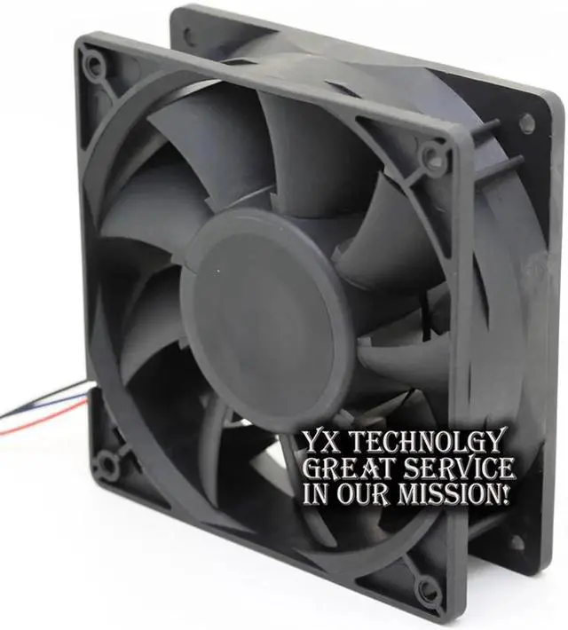 Alt view image 2 of 6 - Delta and in FFB1248SHE 12038 12 cm 48v 0.57A double ball speed cooling fan 120*120*38mm