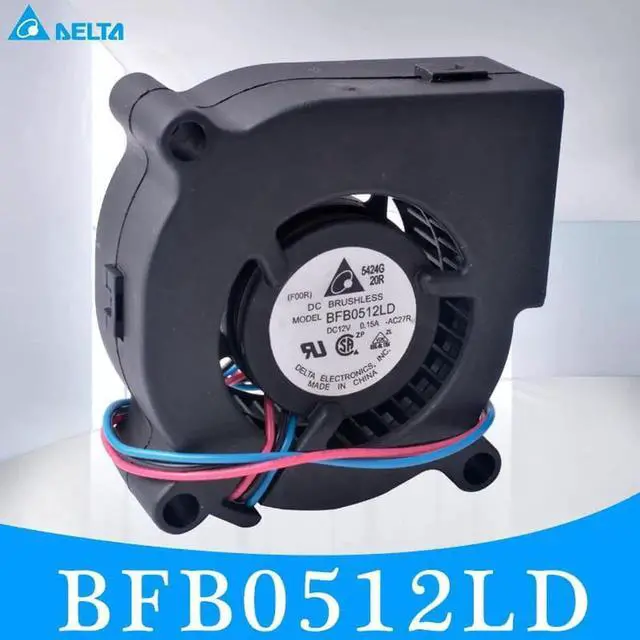Alt view image 2 of 5 - BFB0512LD 5020 50mm fan 50x50x20mm 12V 0.15a 5cm projector special blower