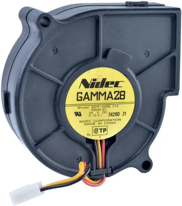 Main image of D07F-24SG 01A 7530 7.5cm 24V 0.15A 24V centrifugal turbine blower fan