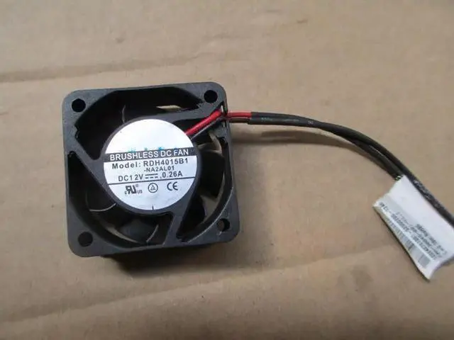 Main image of DC12V 0.26A RDH4015B1 4015 4cm 2-Wire Ball Bearing Cooling Fan