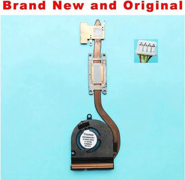 Main image of NEW ORIGINAL RADIATOR FOR DELL LATITUDE E5550 NVIDIA LAPTOP HEATSINK COOLING FAN COOLER FNNHN 0FNNHN
