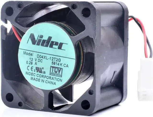 Main image of D04XL-12T2G 4cm 4028 40x40x28mm 12V 0.29A server power cooling fan