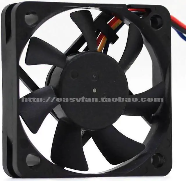 Alt view image 3 of 4 - PVA050C12Q 5cm 5010 50mm fan 50x50x10mm 12V 0.24A Hydraulic bearing 4-wire PWM high volume air cooling fan