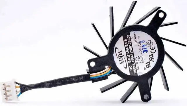 Main image of AY04512UB10BB00 12V 0.22A 45mm 35x35x27mm 4 lines cooling fan for soft router cooling aluminum graphics card