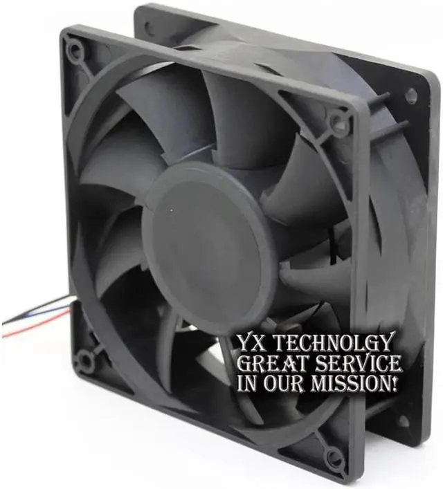Alt view image 4 of 6 - Delta New and Original in FFB1248SHE 12038 12 cm 48v 0.57A double ball speed cooling fan for 120*120*38mm