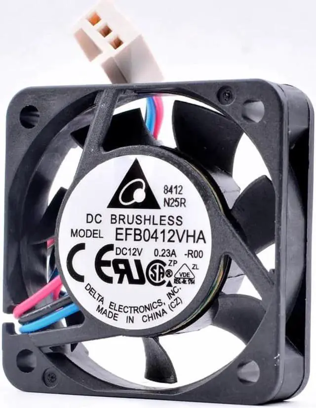 Alt view image 3 of 4 - EFB0412VHA-R00 4cm 4010 40mm fan DC12V 0.23A 3 lines Switch inverter small cooling fan