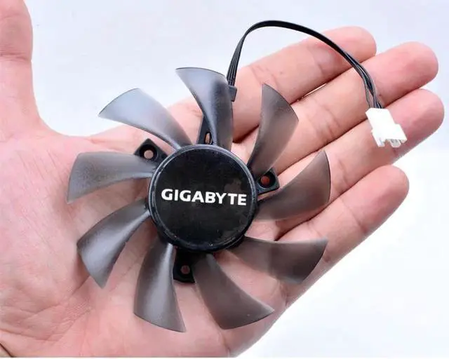 Alt view image 2 of 4 - PLA091215B12H DC12V 0.55A 87mm 42mm For HD7850 Graphics Card Cooling Fan
