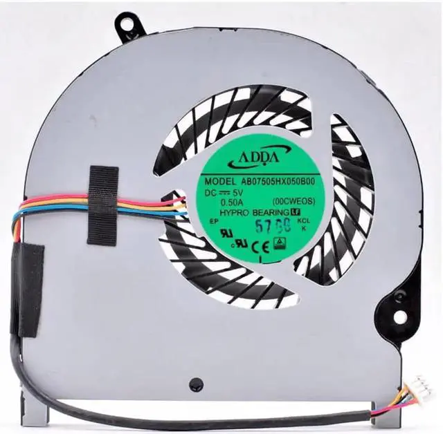 Alt view image 2 of 4 - AB07505HX050B00 DC5V 0.50A notebook built-in CPU cooling fan