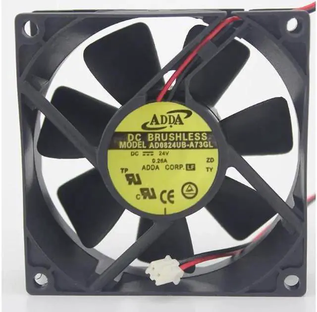 Main image of New original ADDA fan AD0824UB-A73GL 8025 24V 0.26A chassis fan