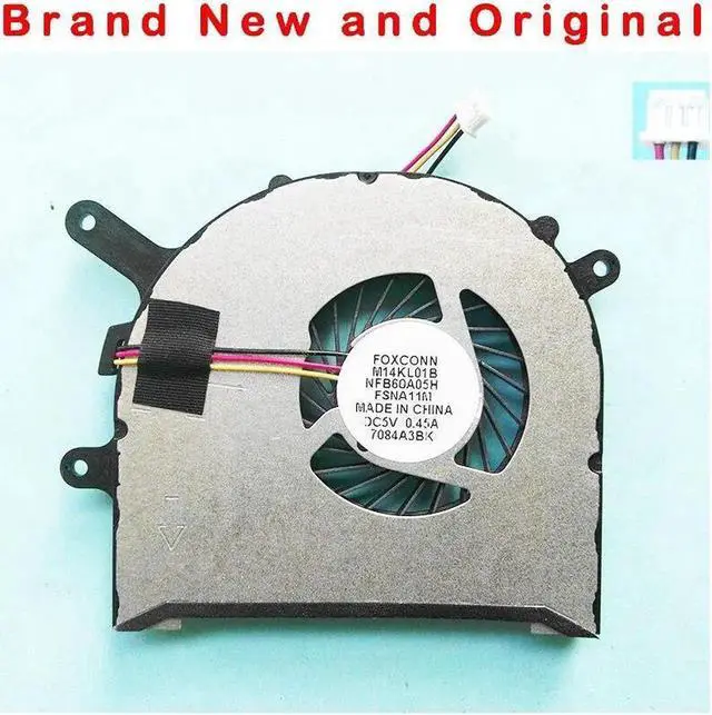 Main image of New original cpu cooling fan cooler for Foxconn M14KL01B NFB60A05H FSNA11M DC5V 0.45A 3PIN 49R-3M14KL-1211