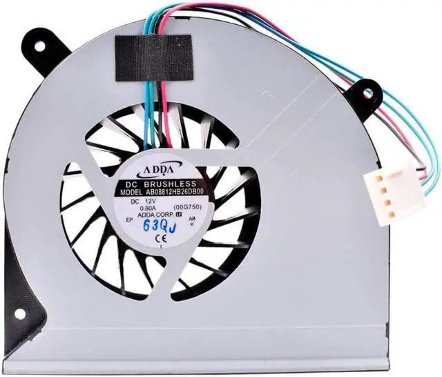 Alt view image 3 of 5 - AB08812HB26DB00 DC 12V 0.60A Centrifugal turbine blower notebook one machine large air volume cooling fan