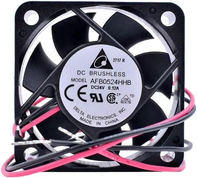 Alt view image 2 of 4 - AFB0524HHB 5cm 5015 50x50x15mm DC 24V 0.12A High-end inverter power supply cooling fan