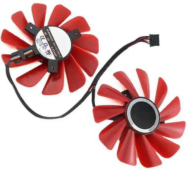 Main image of Graphics Card Cooling Fans Suitable forXFX RX 470 570 580 RS Series Desktop FDC10U12S9-C 85mm 12V 0.45A 4Pin Video Card Cooler Fans GPU Fan