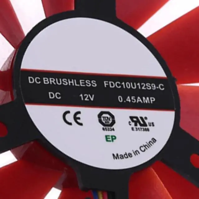 Alt view image 3 of 6 - Graphics Card Cooling Fans Suitable forXFX RX 470 570 580 RS Series Desktop FDC10U12S9-C 85mm 12V 0.45A 4Pin Video Card Cooler Fans GPU Fan