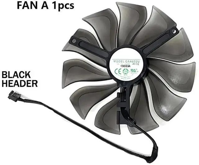 Alt view image 4 of 6 - Graphics Card Cooling Fans Suitable for MAXSUN RTX 2070 Super 2080 Super Jetstream Series Desktop GAA8S2U 95mm 12V 0.45A 4Pin Video Card Cooler Fans GPU Fan (Fan-A)