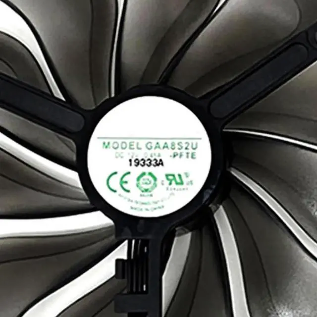 Alt view image 5 of 6 - Graphics Card Cooling Fans Suitable for MAXSUN RTX 2070 Super 2080 Super Jetstream Series Desktop GAA8S2U 95mm 12V 0.45A 4Pin Video Card Cooler Fans GPU Fan (Fan-A)