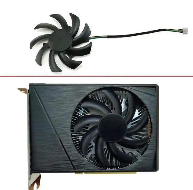 Alt view image 4 of 6 - Graphics Card Cooling Fans Suitable forLenovo forDELL GTX 1660 1660s 1660ti Series Desktop GA92S2U 88mm 12V 0.45A 4Pin Video Card Cooler Fans GPU Fan